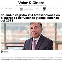 Colombia registr 264 transacciones en el mercado de fusiones y adquisiciones del 2023